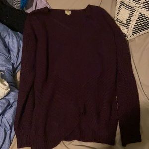 Purple Knit Sweater